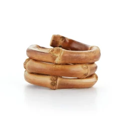Chefanie Bamboo Napkin Rings (4) Hot