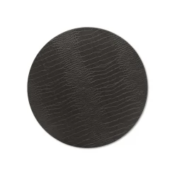 Chefanie Black Circle Embossed Placemat Clearance