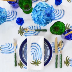 Chefanie Blue Buteh Napkins (4) Sale