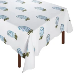 Chefanie Blue Buteh Tablecloth Sale