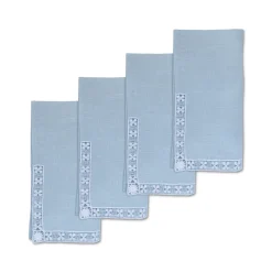 Chefanie Blue Lace Dinner Napkins (4)
