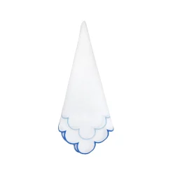 Chefanie Blue Scalloped Dinner Napkins (4) Best