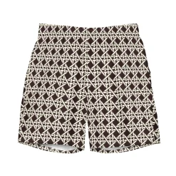 Chefanie Brown Cane Swim Trunks Best