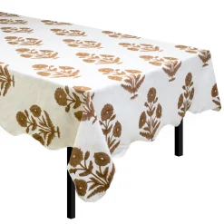 Chefanie Brown Poppy Tablecloth Sale