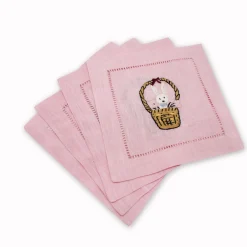 Chefanie Bunny Basket Cocktail Napkins (4) New