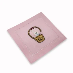 Chefanie Bunny Basket Cocktail Napkins (4) New