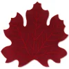 Chefanie Burgundy Leaf Placemat New