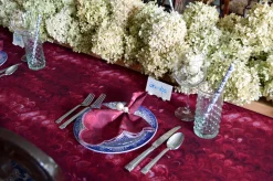 Chefanie Burgundy Marble Napkins (4) Online