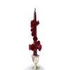 Chefanie Burgundy Spiral Candle Outlet