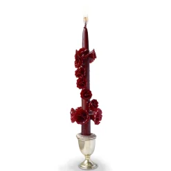 Chefanie Burgundy Spiral Candle Outlet