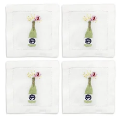 Chefanie Champagne Girl Cocktail Napkins (4) Outlet