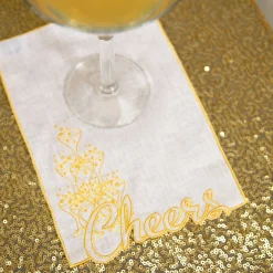Chefanie Cheers Cocktail Napkins (4) Outlet