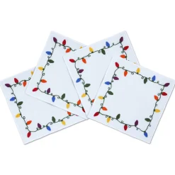 Chefanie Christmas Lights Cocktail Napkins (4)