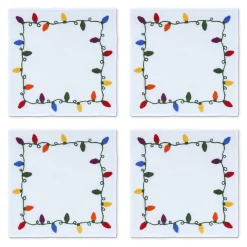Chefanie Christmas Lights Cocktail Napkins (4)