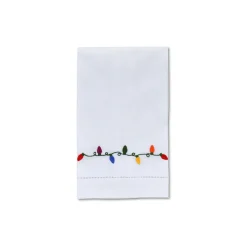 Chefanie Christmas Lights Hand Towels (4) New