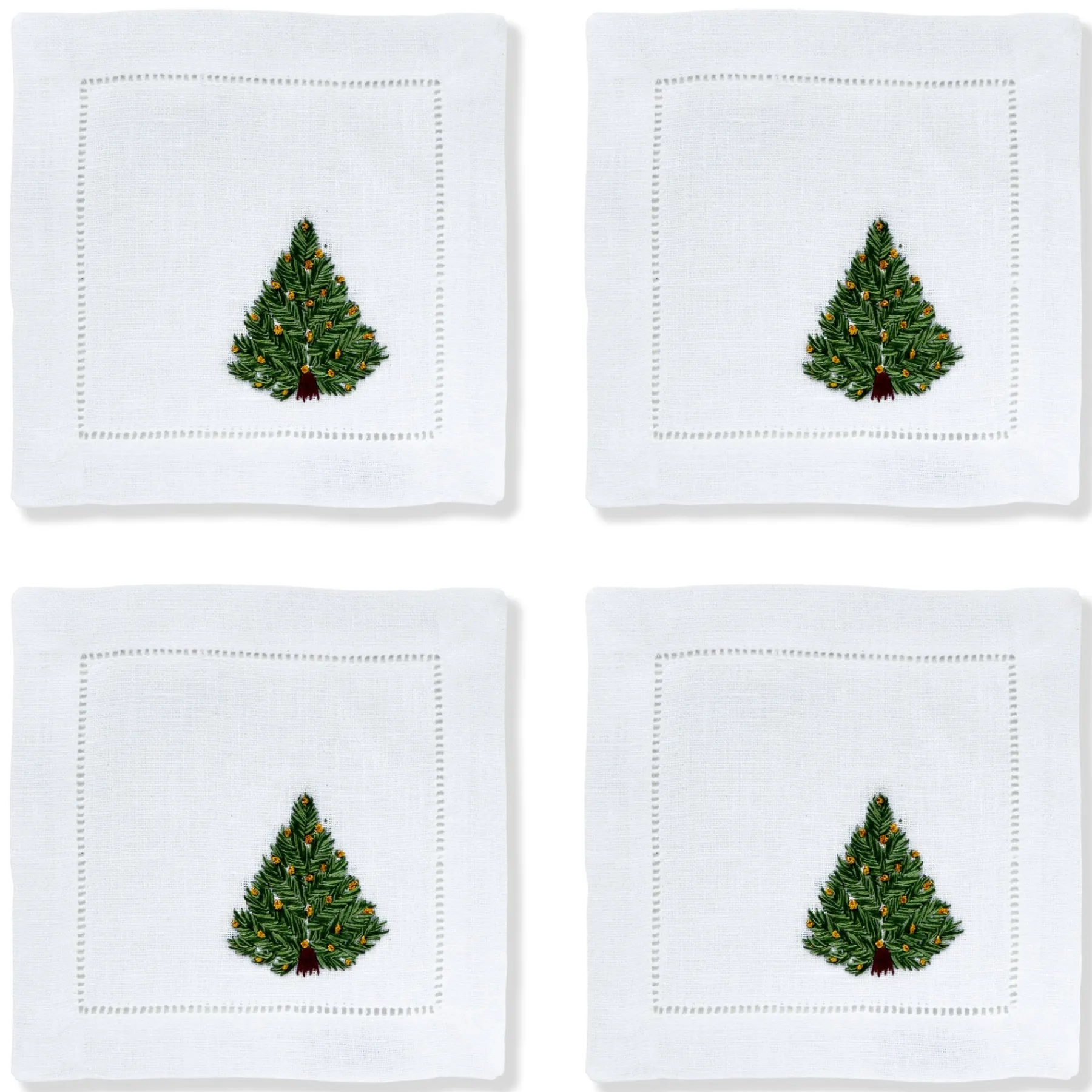 Chefanie Christmas Tree Cocktail Napkins (4) Online