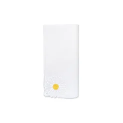 Chefanie Daisy Linen Dinner Napkins (4)