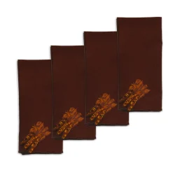 Chefanie Decorative Corn Dinner Napkins (4) New