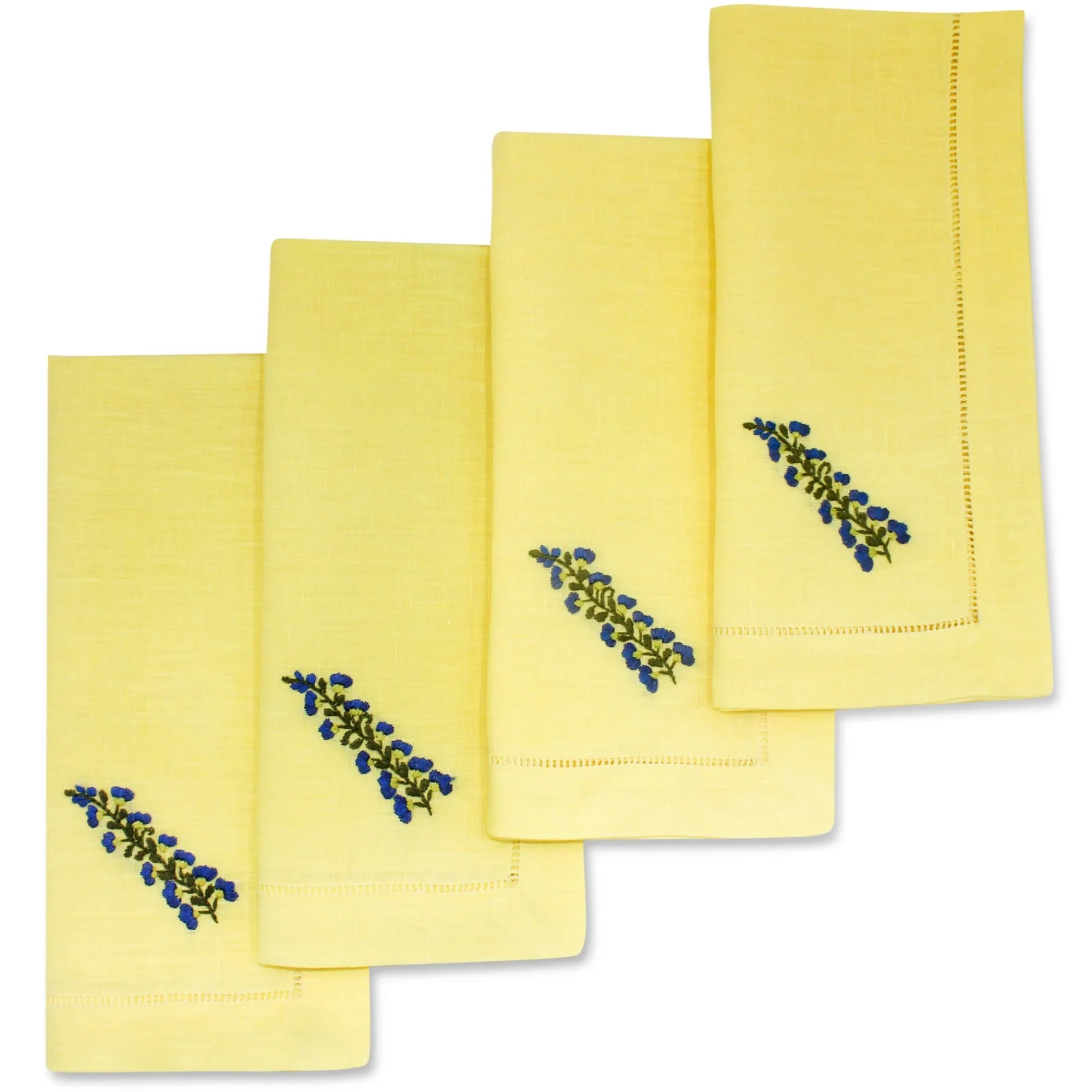 Chefanie Delphiniums Dinner Napkins (4) Hot
