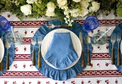 Chefanie Denim Placemats With Ruffled Edge (4) Online
