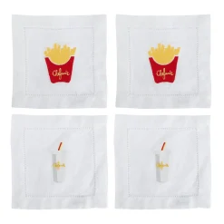 Chefanie Drive-Thru Cocktail Napkins, Set of 4 Online