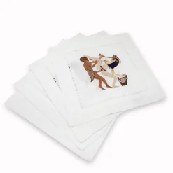 Chefanie Egyptian Love Cocktail Napkins (4) Online