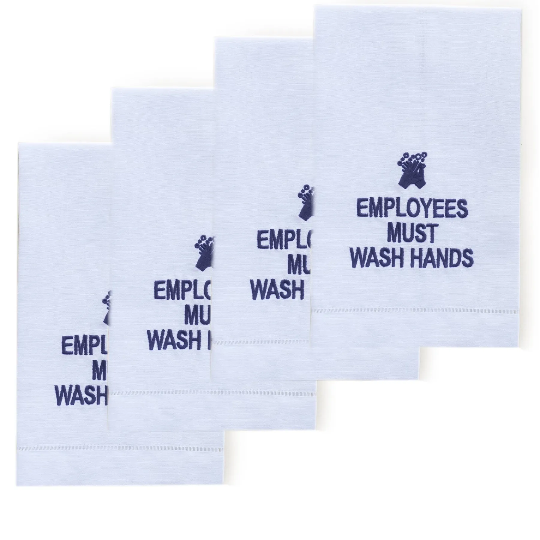 Chefanie Employees Must Wash Hand Towels (4) New