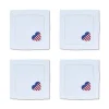 Chefanie Flag Heart Cocktail Napkins (4) Discount