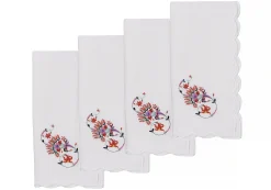 Chefanie Floral "S" Dinner Napkins (4) Discount