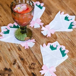 Chefanie Flower Bouquet Cocktail Napkins (4) Clearance