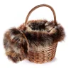Chefanie Fox Fur Basket