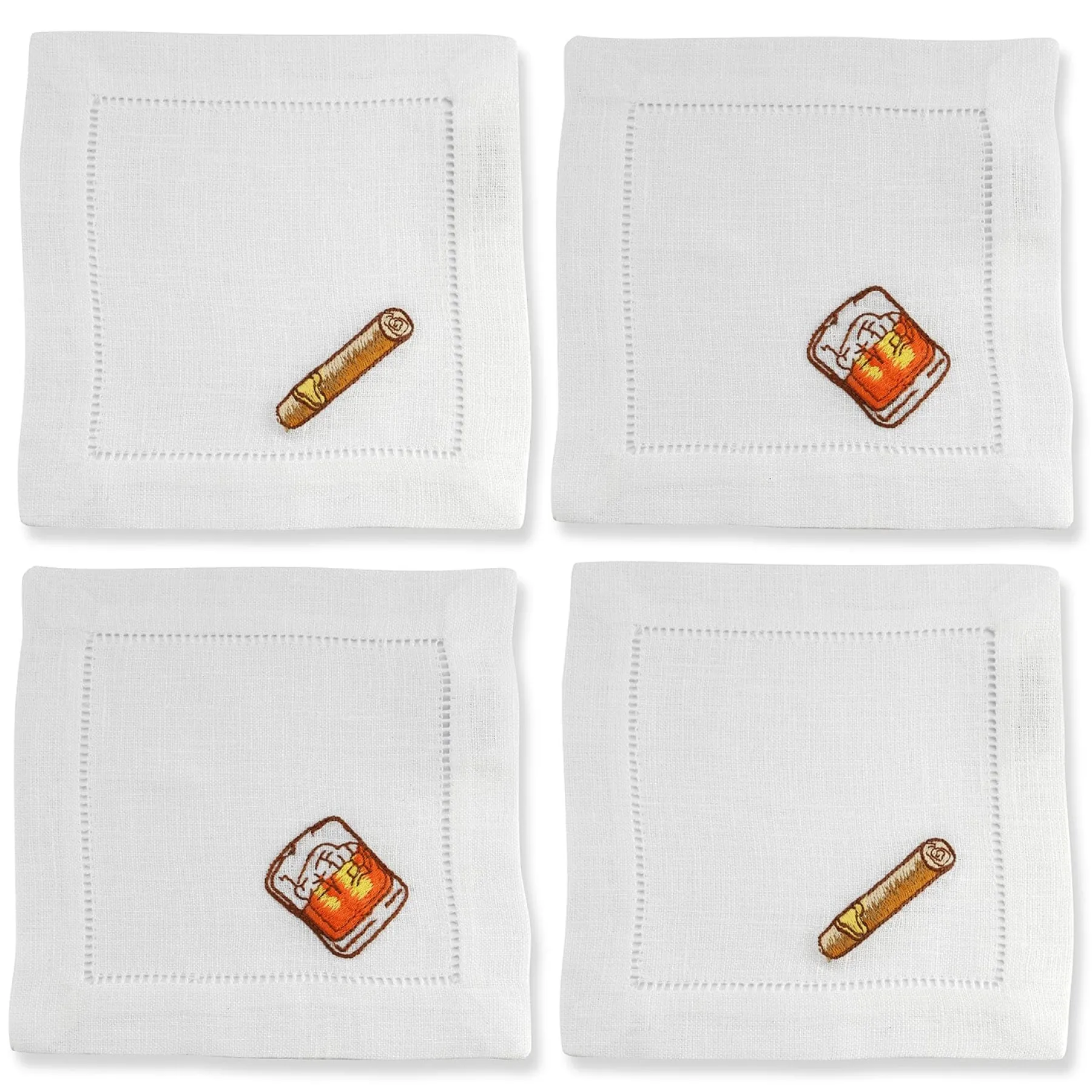 Chefanie Gentlemen's Cocktail Napkins (4) Clearance