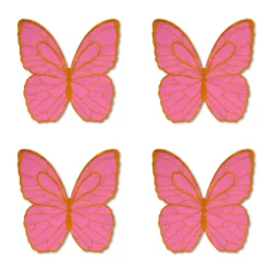 Chefanie Golden Butterfly Cocktail Napkins (4) Sale