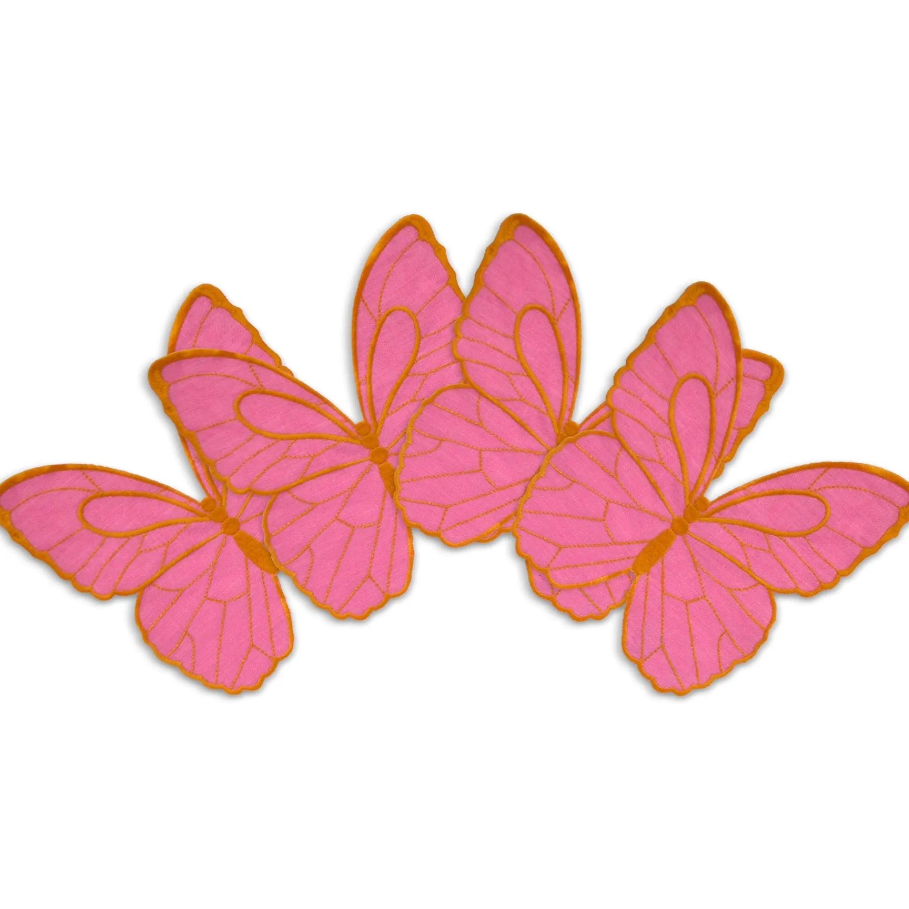 Chefanie Golden Butterfly Cocktail Napkins (4) Sale