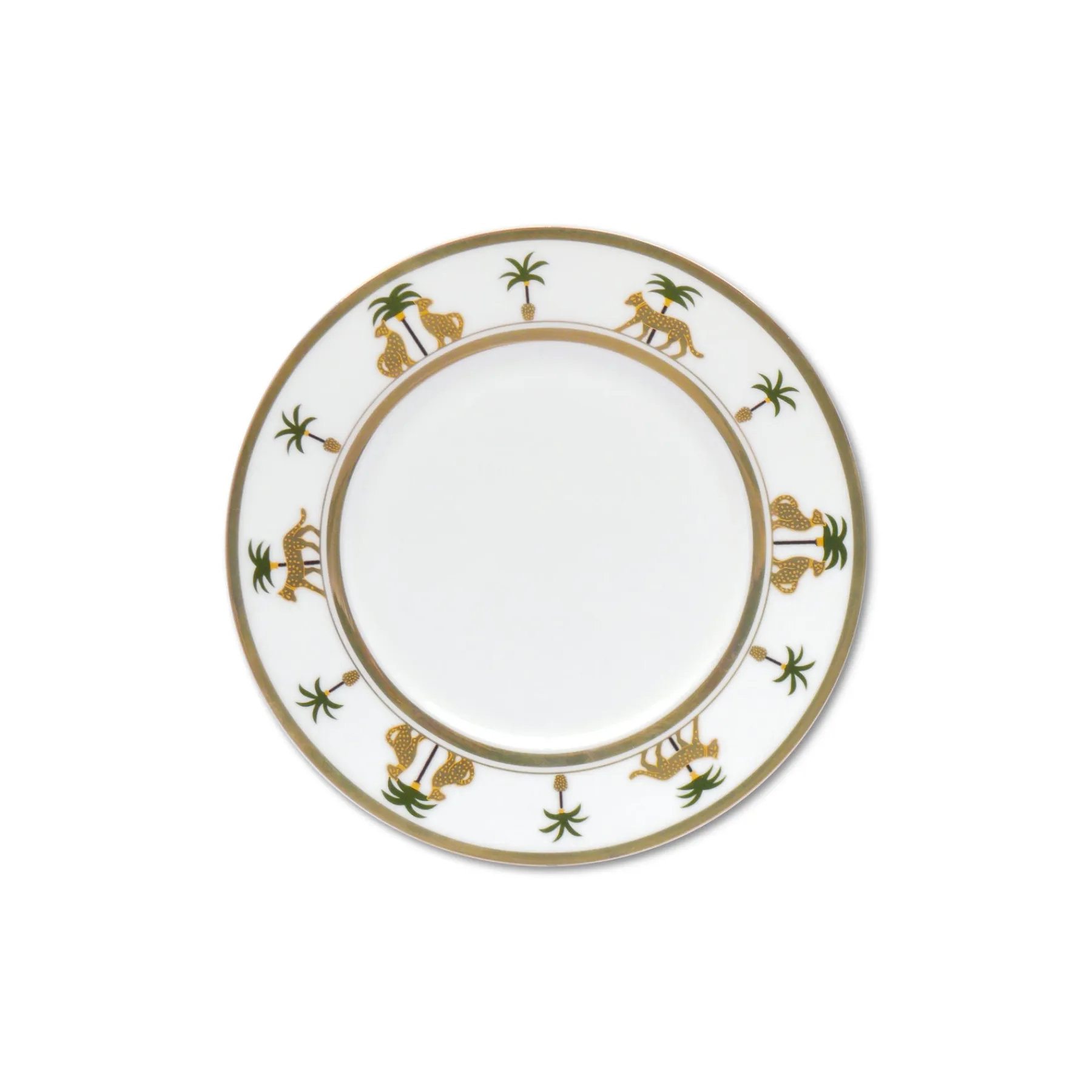 Chefanie Gold Leopard Salad Plate Discount