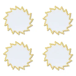 Chefanie Gold Sunburst Cocktail Napkins (4) Sale