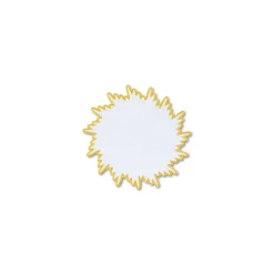 Chefanie Gold Sunburst Cocktail Napkins (4) Sale