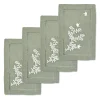 Chefanie Green Chinoiserie Cocktail Napkins (4) Hot