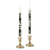 Chefanie Green Chinoiserie Painted Tapers (2) Sale
