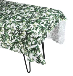 Chefanie Green Leaf Tablecloth Outlet