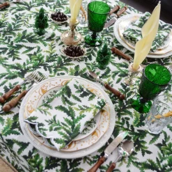 Chefanie Green Leaf Tablecloth Outlet