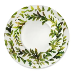 Chefanie Green Leaves Dinner Plate Online