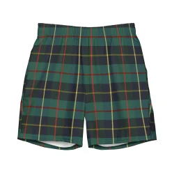 Chefanie Green Plaid Swim Trunks Sale