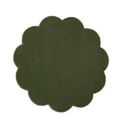 Chefanie Green Scalloped Placemat Sale