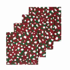 Chefanie Holiday Marble Dinner Napkins (4)