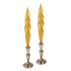 Chefanie Honey Feather Candles (2) Clearance