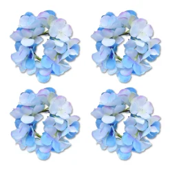 Chefanie Hydrangea Napkin Rings (4) Discount