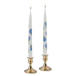 Chefanie Hydrangea Painted Tapers (2) Hot
