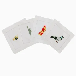Chefanie I❤️NY Cocktail Napkins (4) Sale