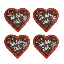 Chefanie Lebkuchenherzen Cocktail Napkins (4) Hot